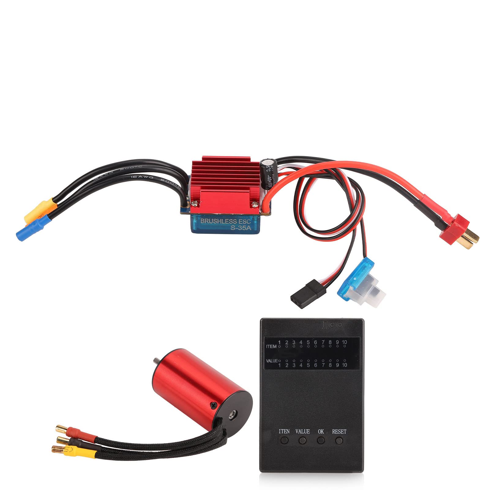 Amazon.co.jp: 2845 ブラシレスモーターセット 3700KV ブラシレス