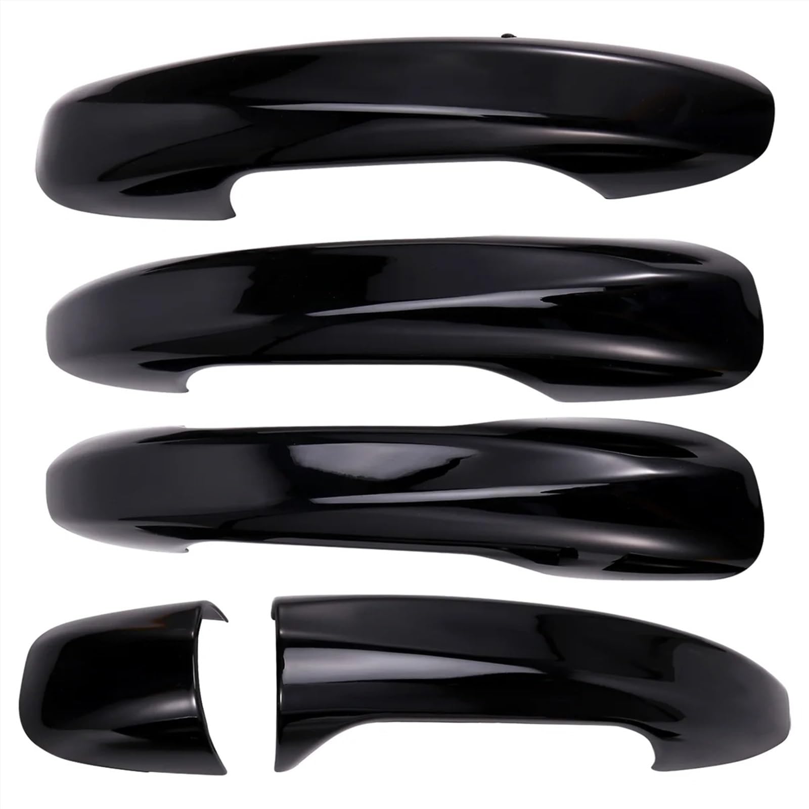 CFAYRLMS Door Pull Cover Compatible with Benz for GLC Class for X253 2016 2017 2018 2019 2020 LHD Black Door Handle Cover Trim