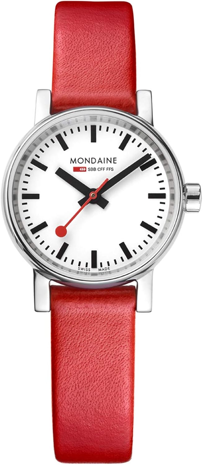 Mondaine Evo2 Womens Watch 26mm - Official Swiss Railways Wrist Watch 30m Water Resistant Sapphire Crystal - Different Variations Mondaine Evo2 Womens Watch 26mm - Official Swiss Railways Wrist Watch 30m Water Resistant Sapphire Crystal - Different Variations