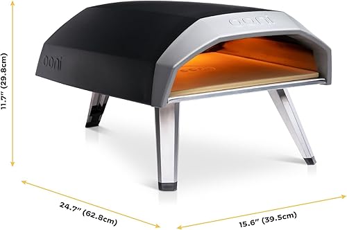 Miniatura 3 de Ooni Koda 12 - Horno de pizza a gas y pelar  Horno portátil de propano de 28 mbar para pizzas de 12 pulgadas en 60 segundos, incluye cáscara de