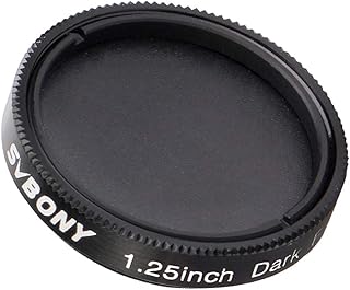 SVBONY SV164 Telescope Filter, 1.25 inches Dark Frame Imaging Filter, for Eliminate Camera Noise and Hot Pixels, Black
