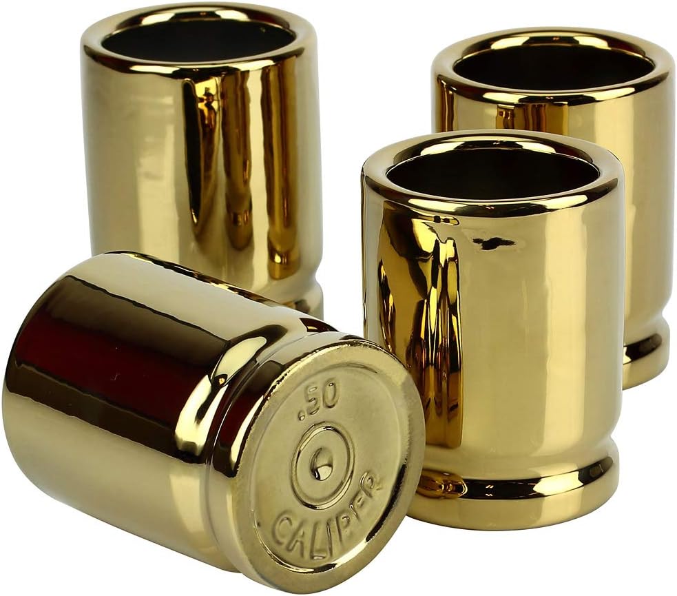 50 Caliber Shot Glass - Set of 4