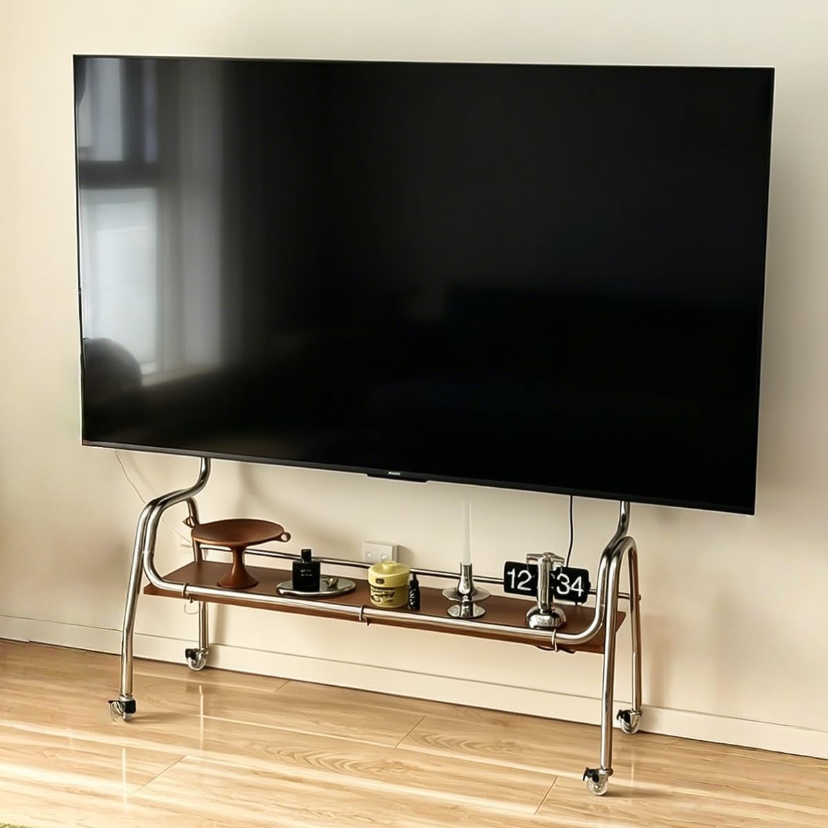 Amazon｜Pekaro テレビスタンド キャスター付き 32-85インチ対応 高さ