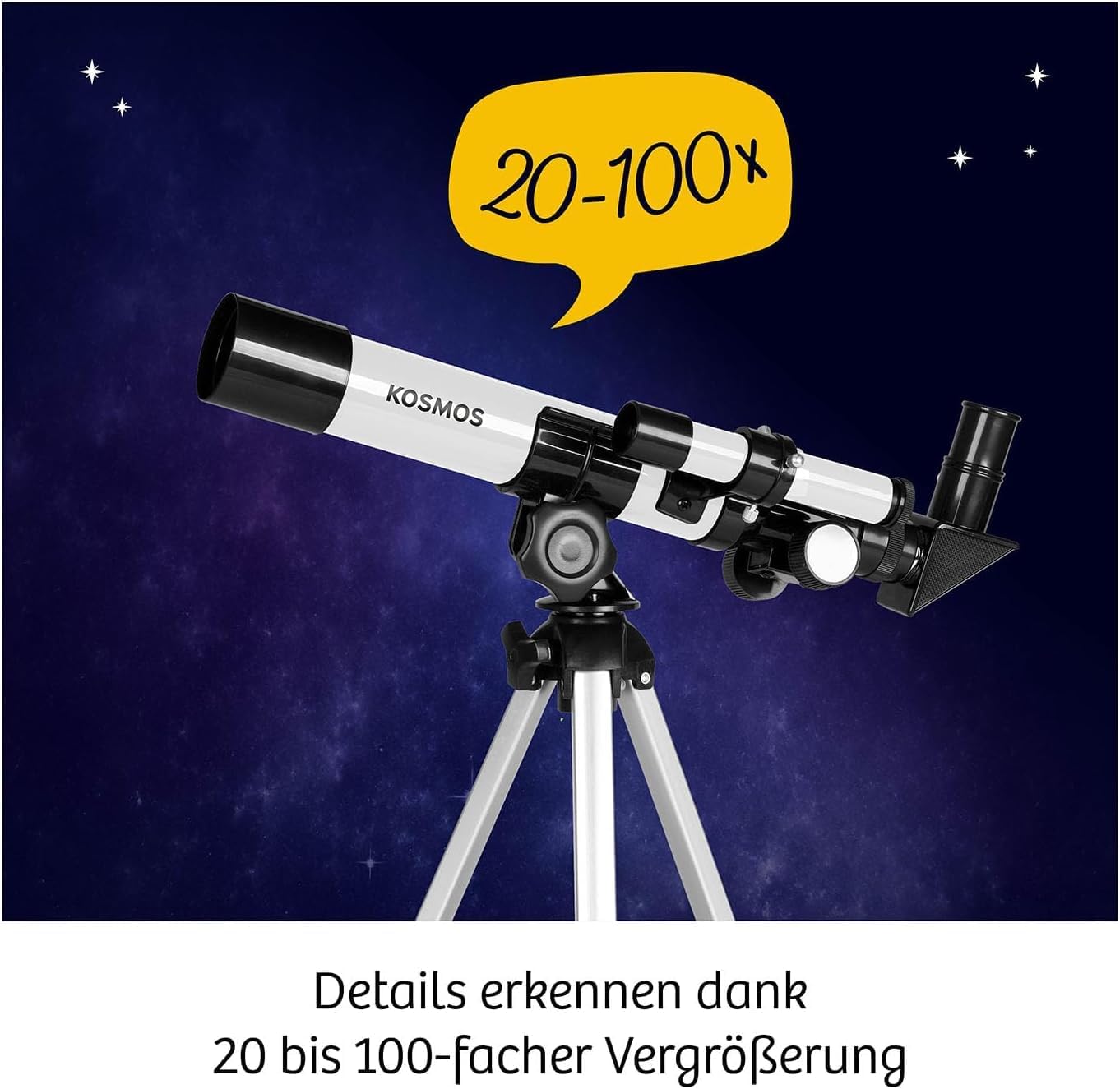 KOSMOS Entdecker-Teleskop MINT Experimentierset für Kinder – Vorschau 4