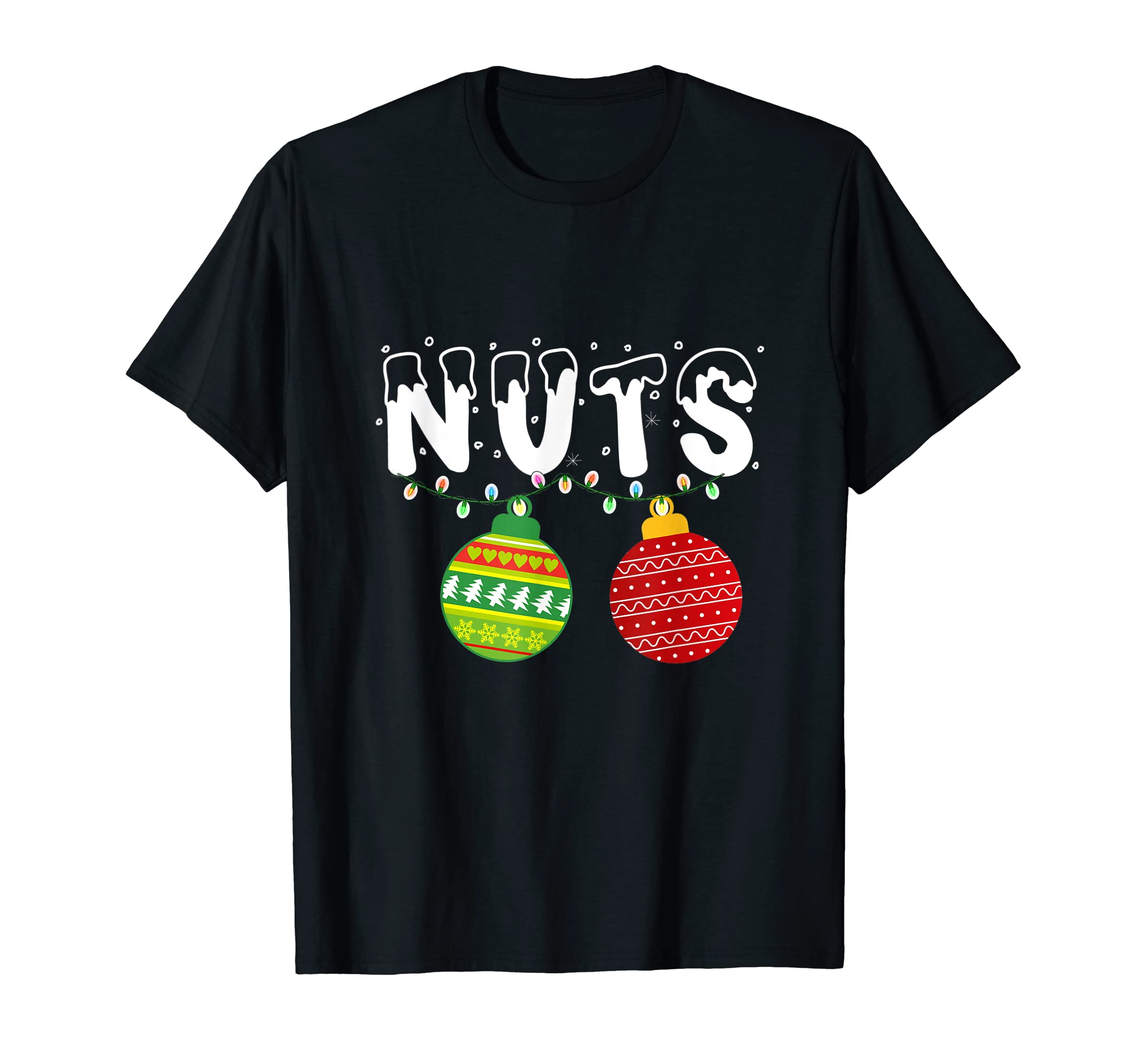 Chest Nuts Matching Chestnuts Funny Christmas Couples Nuts T-Shirt