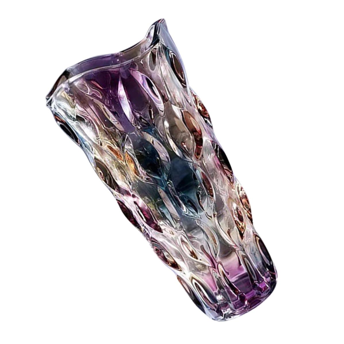 Toddmomy Jarrones para Flores, Florero de Cristal de Vidrio Engrosado, Estilo Nórdico, Uso de Escritorio, para Oficina y Comedor