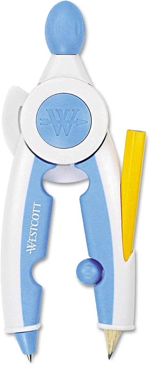 Soft Touch School Compass With Microban Protection, Assorted Colors