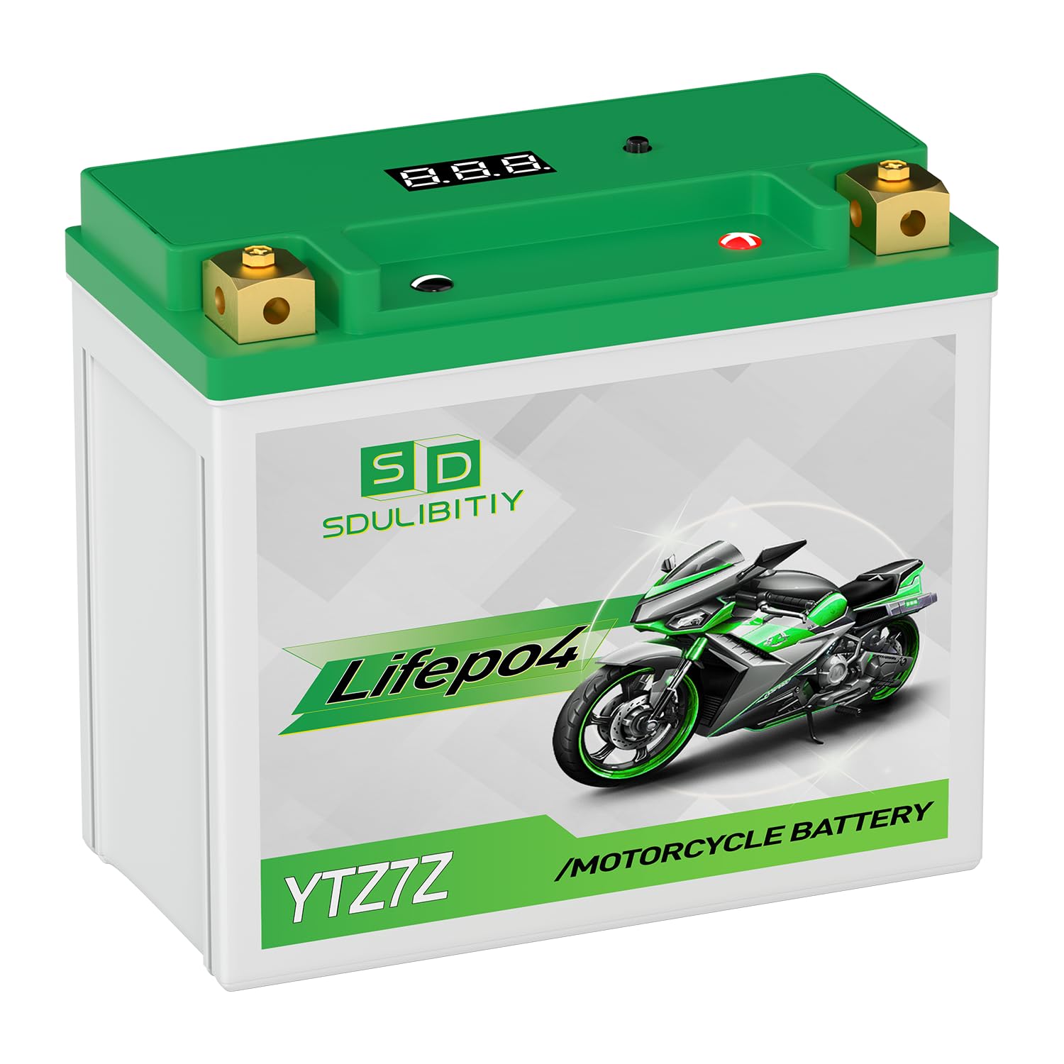 YTZ7S YTX5L-BS Lithium Motorcycle Battery LiFePO4 12V 4Ah 280-350CCA High Performance Power Sports, Compatible ATV, UTV, PWC, Seadoo, Polaris and Generator Battery