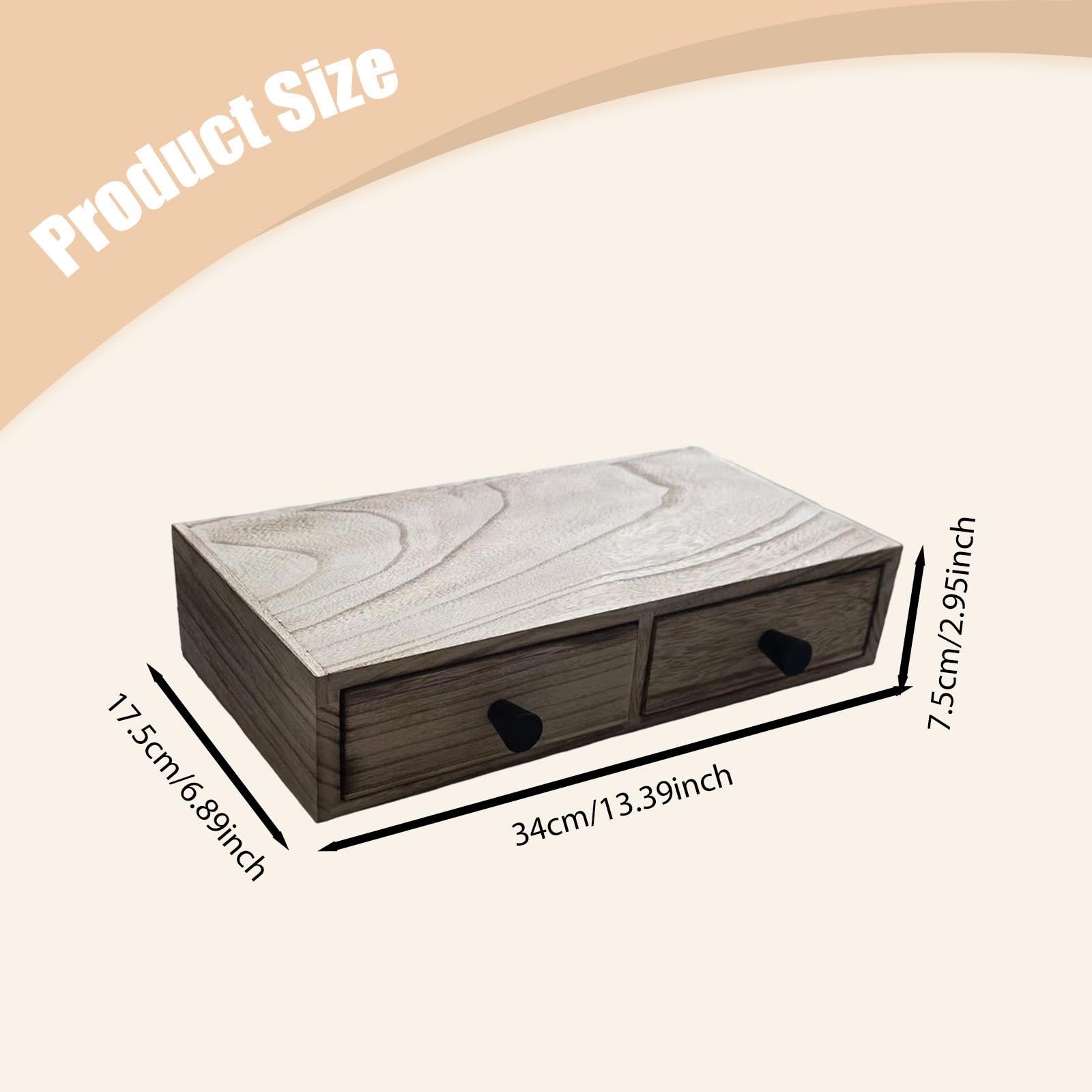Kaffeezubehör Holz Kaffeekapselhalter Schubladenständer Aufbewahrungsbox Tischregal Aus Elegantem Holz für Einfache Organisation für Haushalt Kaffeeec, Holzmaserungsfarbe