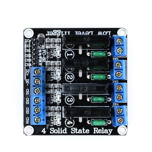 Ec Buying 2Pcs 5V 2A Solid State Relay Module 4 Channel Low Level Trigger 250V2A Ssr Durable Diy Ac Dc Solid State Relay Board For Arduino thumb #2