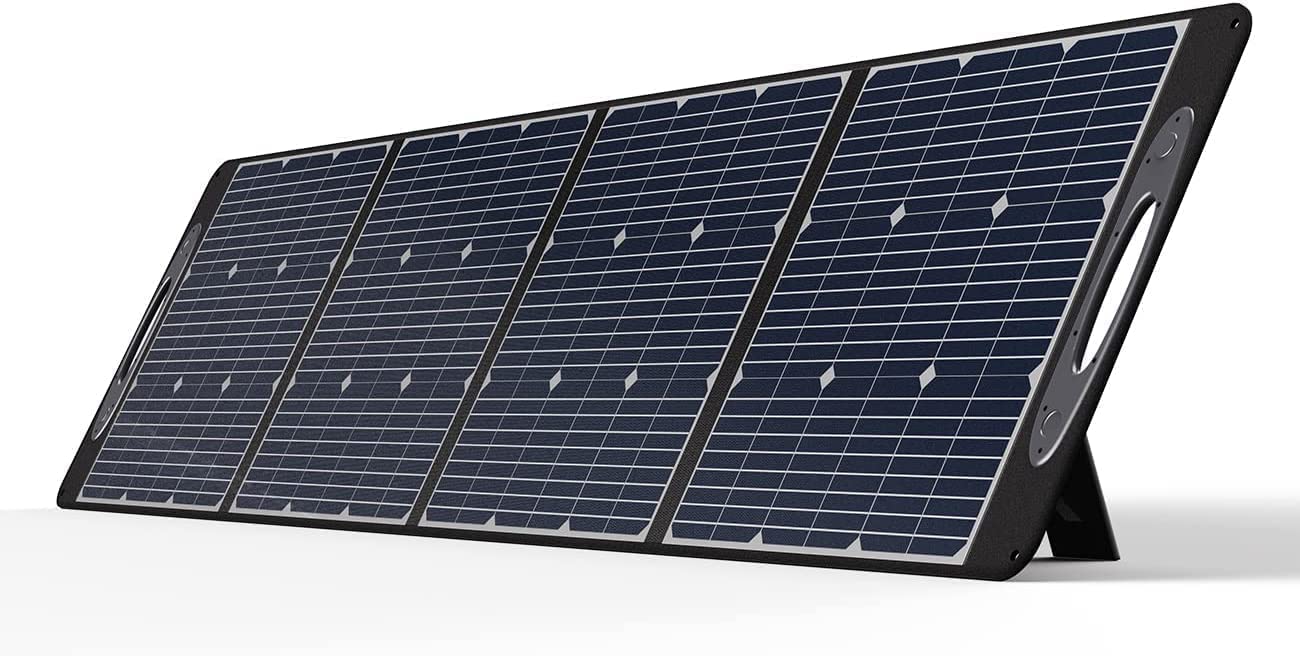 OUKITEL Solar Panel PV400, 400 Watt for Power Station, Solar Generator P5000/P2001/P1201, Foldable Solar Charger for RV, Camping, Power Outage