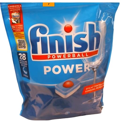Finish Powerball Power All in 1 Pastillas para el Lavavajillas, 32 Pastillas
