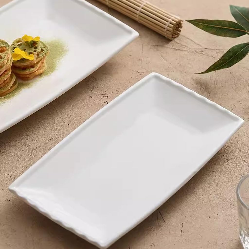 Forniture Per Feste Piatto piatto, Piatto piano, Piatto di pesce al vapore lungo, Piatto speciale for presentazione di cibo cinese del ristorante dell'hotel, Piatto freddo rettangolare, Piatto freddo