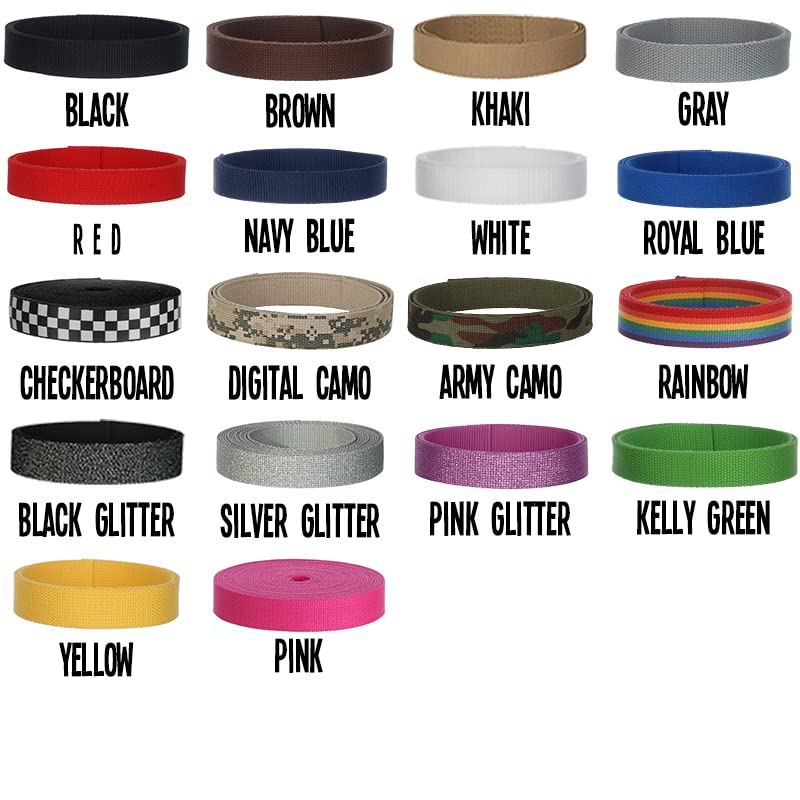 Build A Belt 1.25" Wide Buckle and Canvas Web Belt Builder4