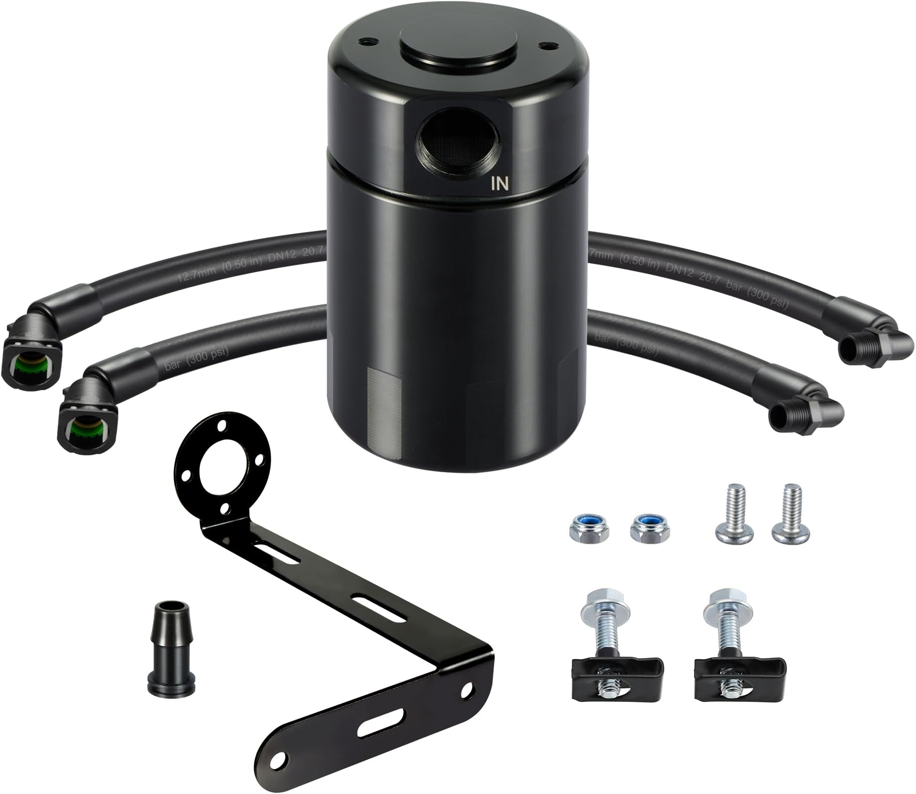 Oil Catch Can, Air Oil Separator Compatible with 2011-2025 F-150 5.0L 2017-2023 Raptor 2018-2021 Expedition 3OZ