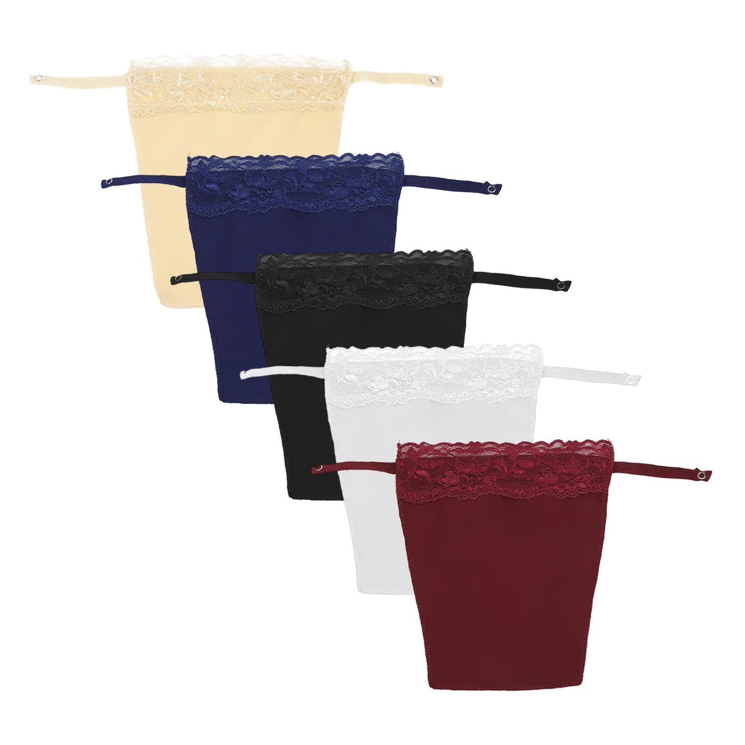 MEMOFYND Lace Clip-On Camisole Bra and Anti-Exposure Underwear - 5