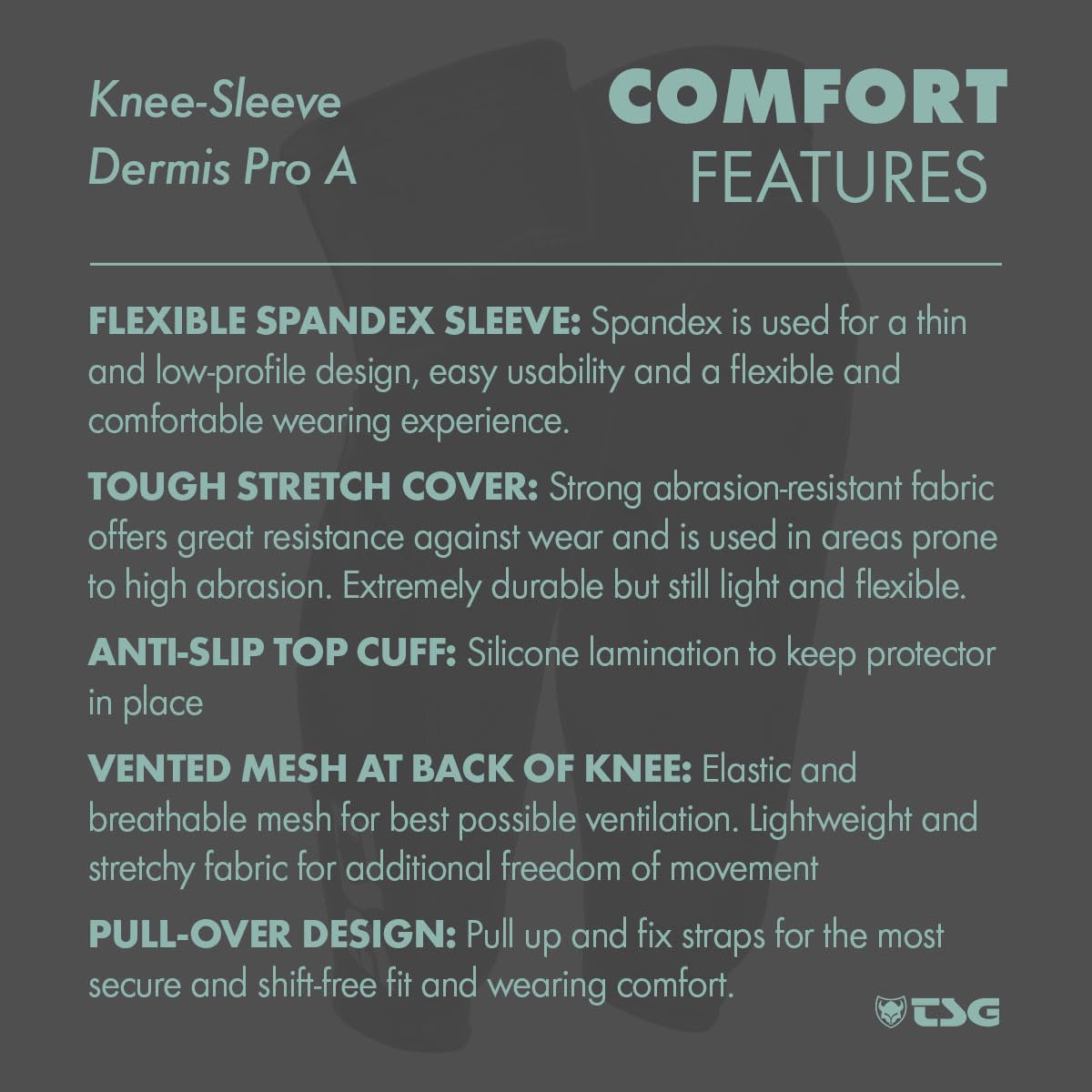 TSG Dermis Pro A Manchon de protection pour homme