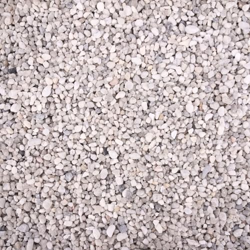 AquaOne Gravier d'aquarium 20 kg de sol I Gravier d'aquarium Noa moyen 2-5 mm I Qualité supérieure I Sable de quartz fin I Décoration d'aquarium