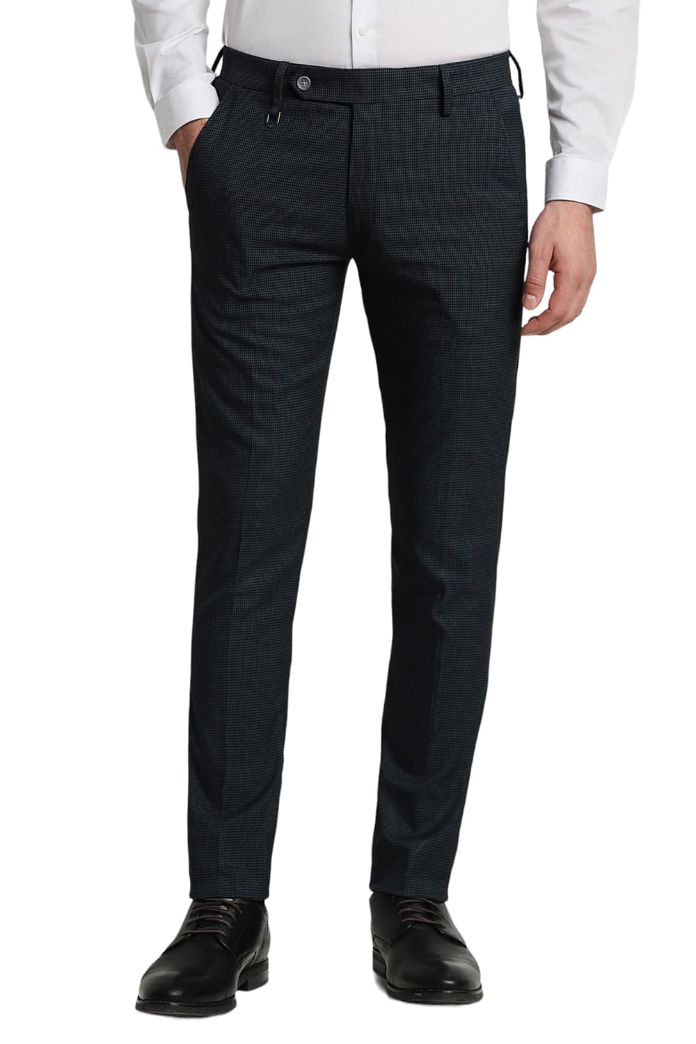 peter england Men Work Regular Fit Utility Pants-picture-12