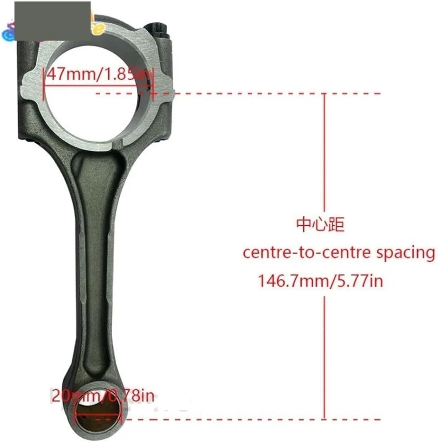 Applicable To Compatible with TOYOTA 1ZZ FE Forged Connecting Rod Piston Set 13201 29177 13201 29038 Engine Replacement OEM