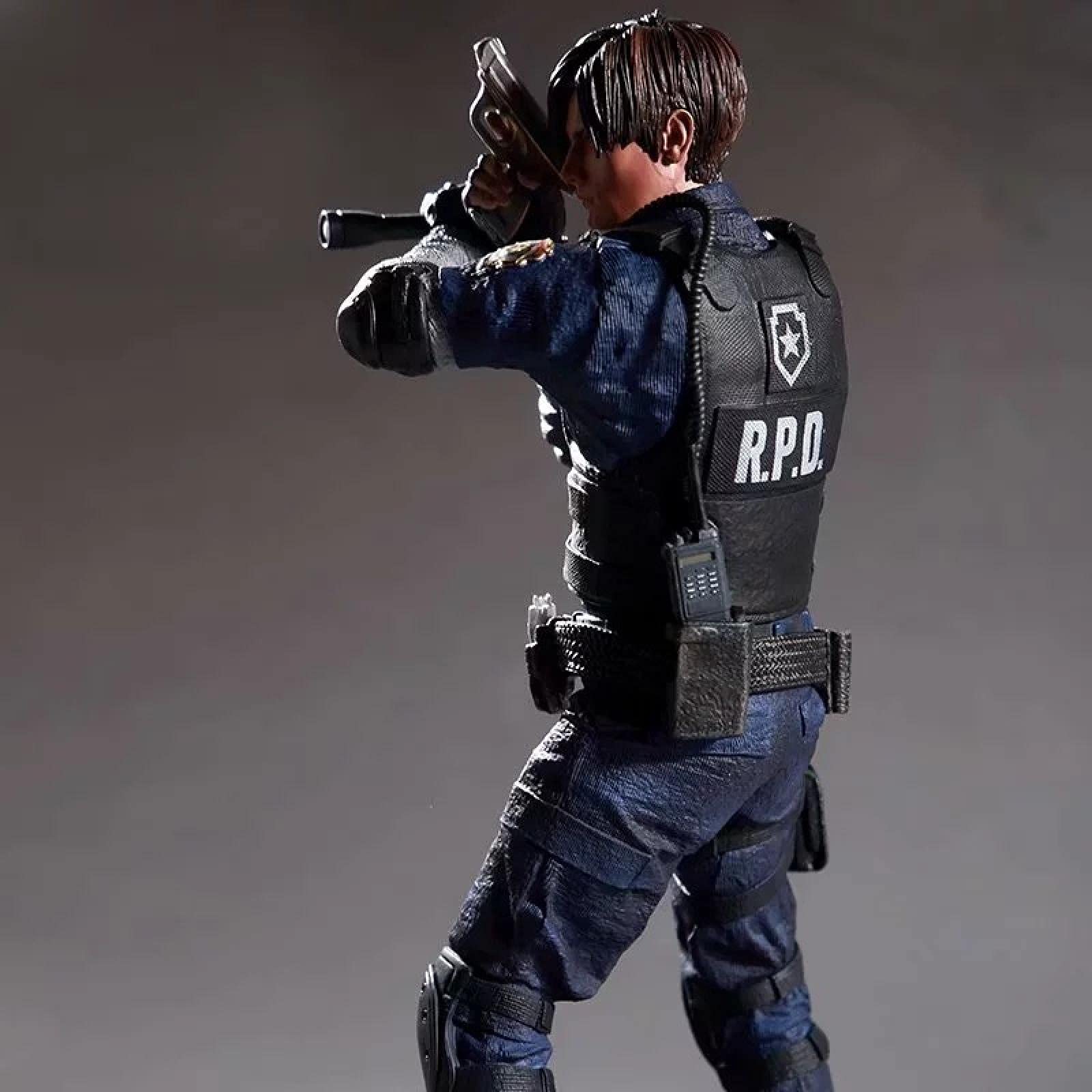 Figurine Resident Evil Léon S. Kennedy - 33 Cm - Bandai - Action Figure Jeu Vidéo Biohazard