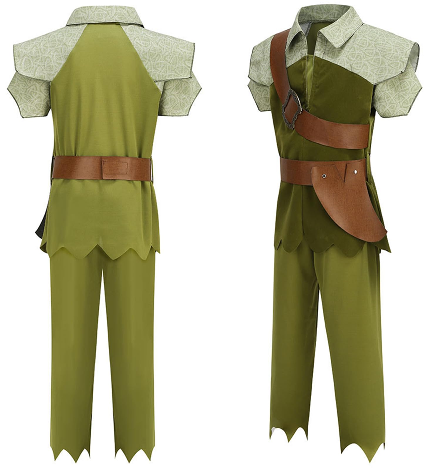 Bambino ‌Peter Pan Cosplay Elfo Costume per Halloween Festa Set