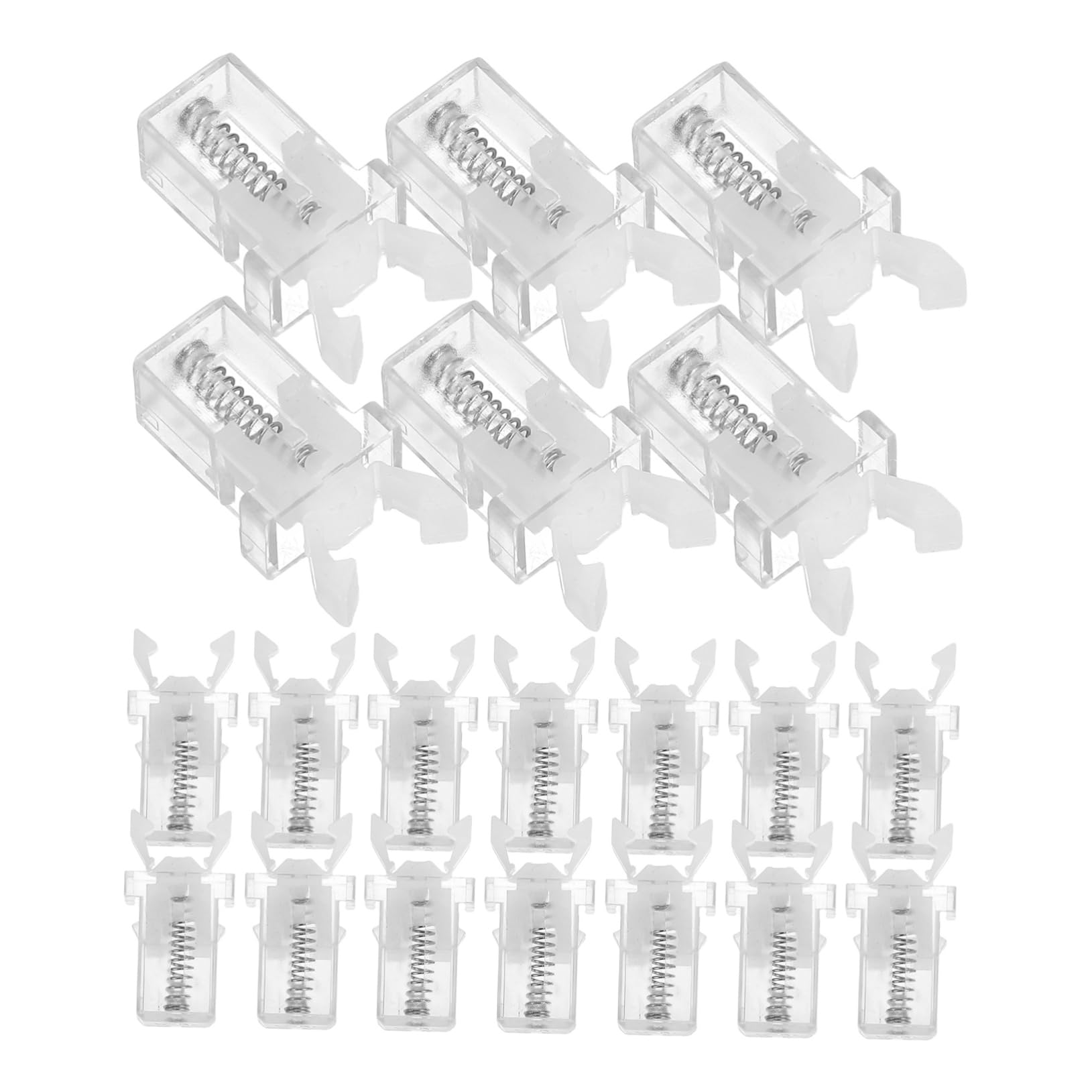 Cabilock 20pcs Spring Lock Latch for Trash Can Glasses Case and Toothpick Box Portable Garbage Bin Lid Lock Stylish and Versatile Locking for Home and Vehicle Use