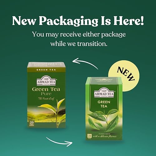 Miniatura 2 de Ahmad Tea Té verde puro, cajas de 20 unidades (paquete de 6)