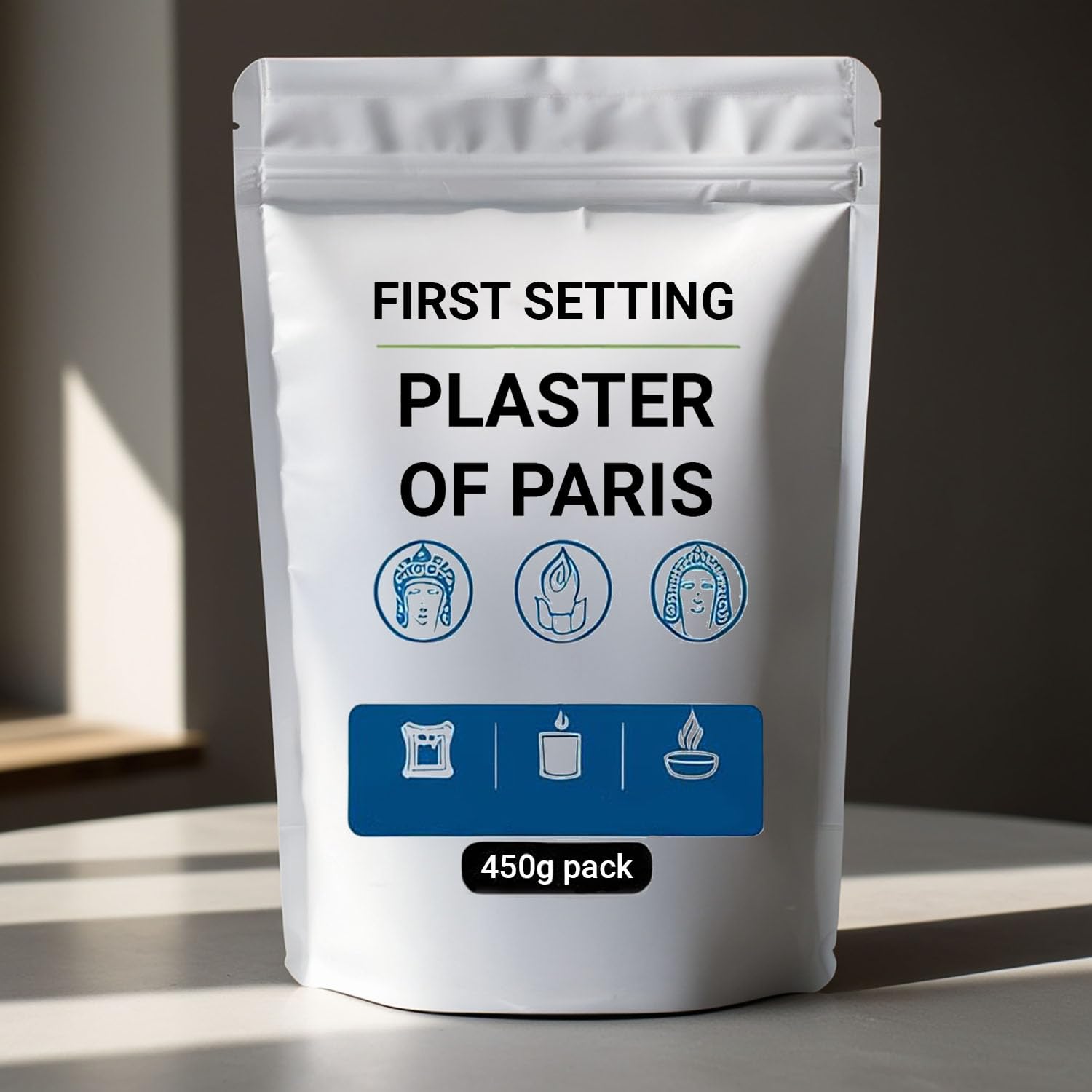Fast Setting Plaster of Paris 450gm / White POP Casting Cement/Quick Dry Sculpture Paste/White Moulding Material for Art and Craft, DIY, Home Décor & School Projects-picture-14