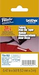 Brother Genuine TZeFA3 Navy on White Fabric Iron-on 12 mm Tape for P-Touch Label Makers