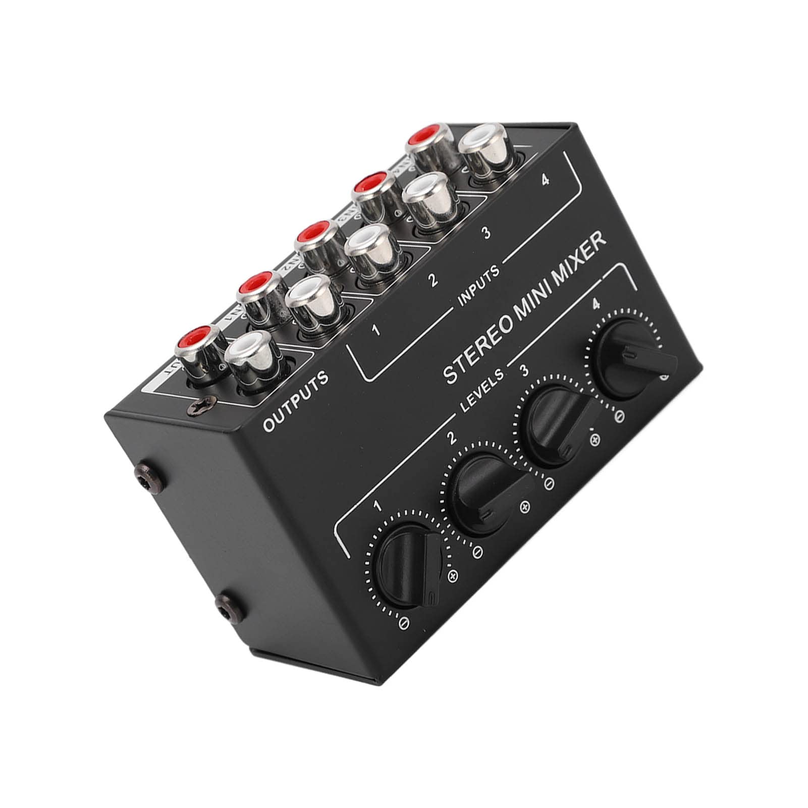 Mikser stereo pasywna 4-kanałowa linia audio mini przenośny do komputera telefonu tabletu
