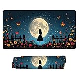 マウスパッド 大型 ゲーミング 戦乙女スヴィア マウスマット デスクマット 特大 おおきい キーボードパッド ゴム底 防水手入れ簡単 快適操作性 滑り止め 耐久性 良い おしゃれ かわいい サイバーカフェ オフィス最適 適度な表面摩擦 女性へのプレゼント 70 x 30cm s-916