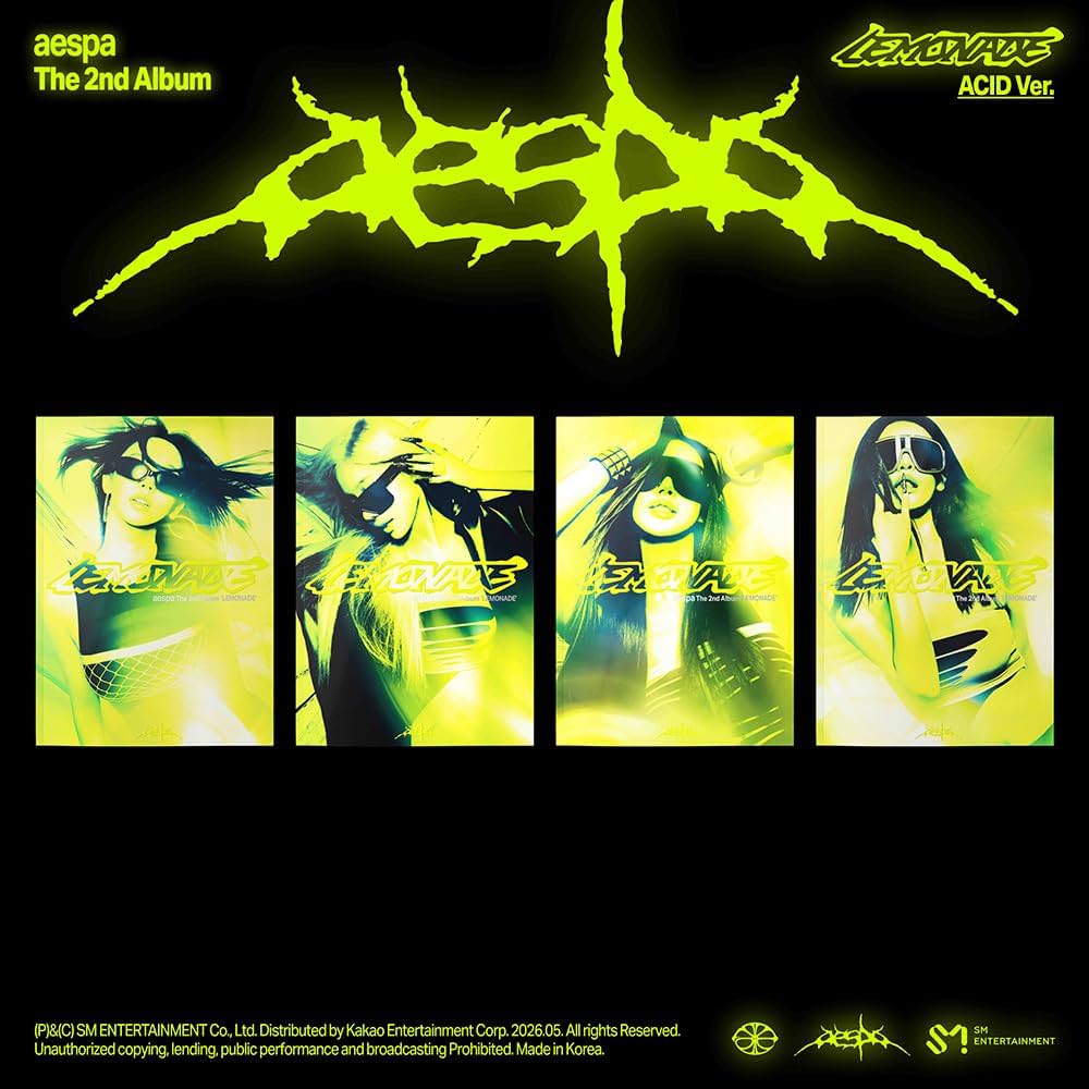 aespa, aespa, aespa - LEMONADE [ACID Ver. / Random] + 2 Pin Badges