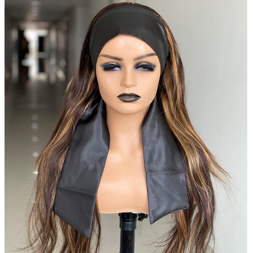 Edge Scarf Wig Satin Edge Laying Scarf For Lace Front Wigs, Non Slip Hair  Wrap Wigs Grip Band for Yoga, Makeup, Facial, Sport(1pcs)