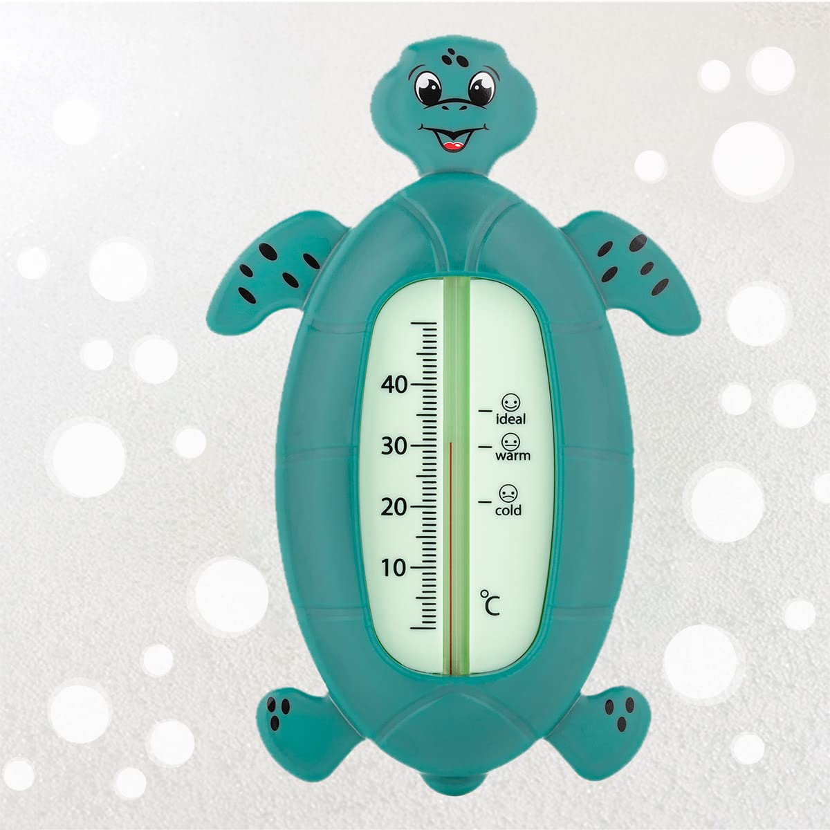 Reer GmbH 24053 Termometro da Bagno per Bambini, a Prova di Bambino, Verde