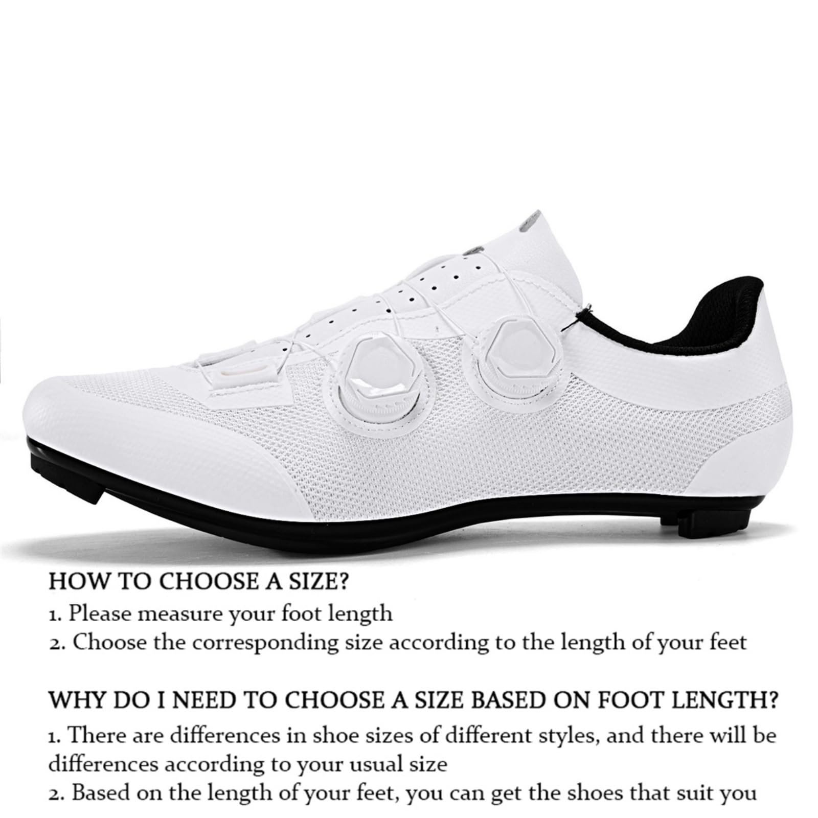 JiuQing Zapatos Unisex Ciclismo Carretera Compatibles con Bici Spin Peloton