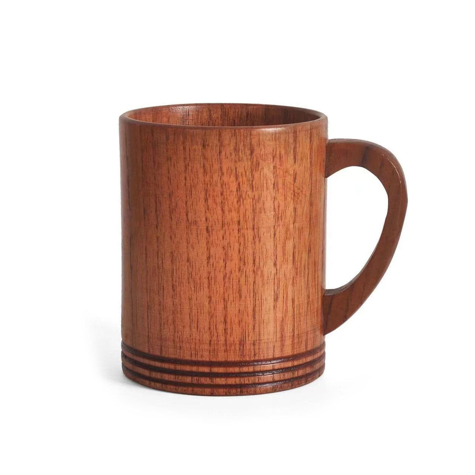 Elnwnnkc Wood Drinkings Cup Wood Drinkware Cups Outdoor Travel Cup Camping for Lover and Collector Water Coffee Cups