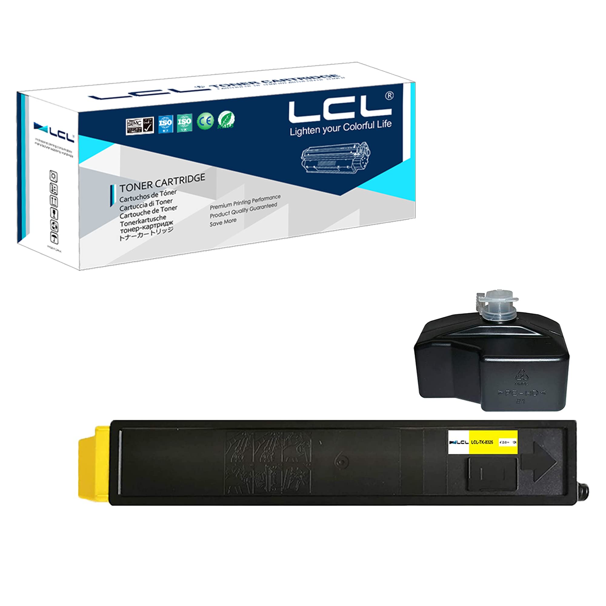Amazon.co.jp: LCL Kyocera用 京セラ用 TK8326 TK-8326 TK8326Y TK