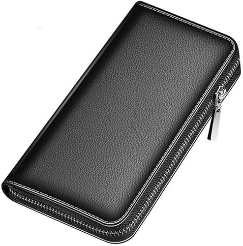 Miniatura 3 de CZDYUF Wallet Men's Natural Leather Clutch Bag billeteras para Hombre Men's Wallet Mens Purse Leather (Color  D, Size  1pcs)