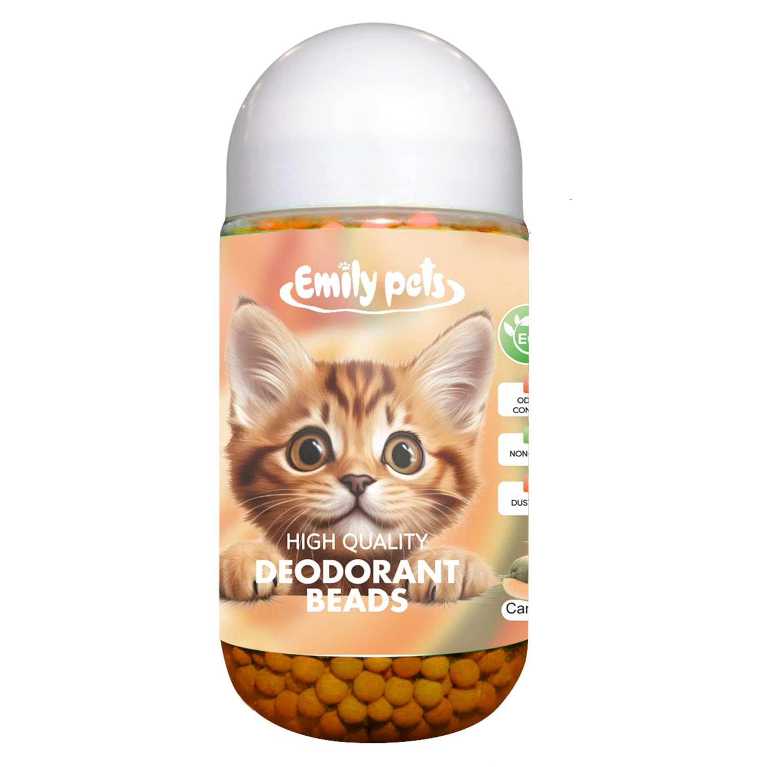 Emily Pets Cat Litter Scented Deodorizing Beads for Cat Litter Cantaloupe-picture-17