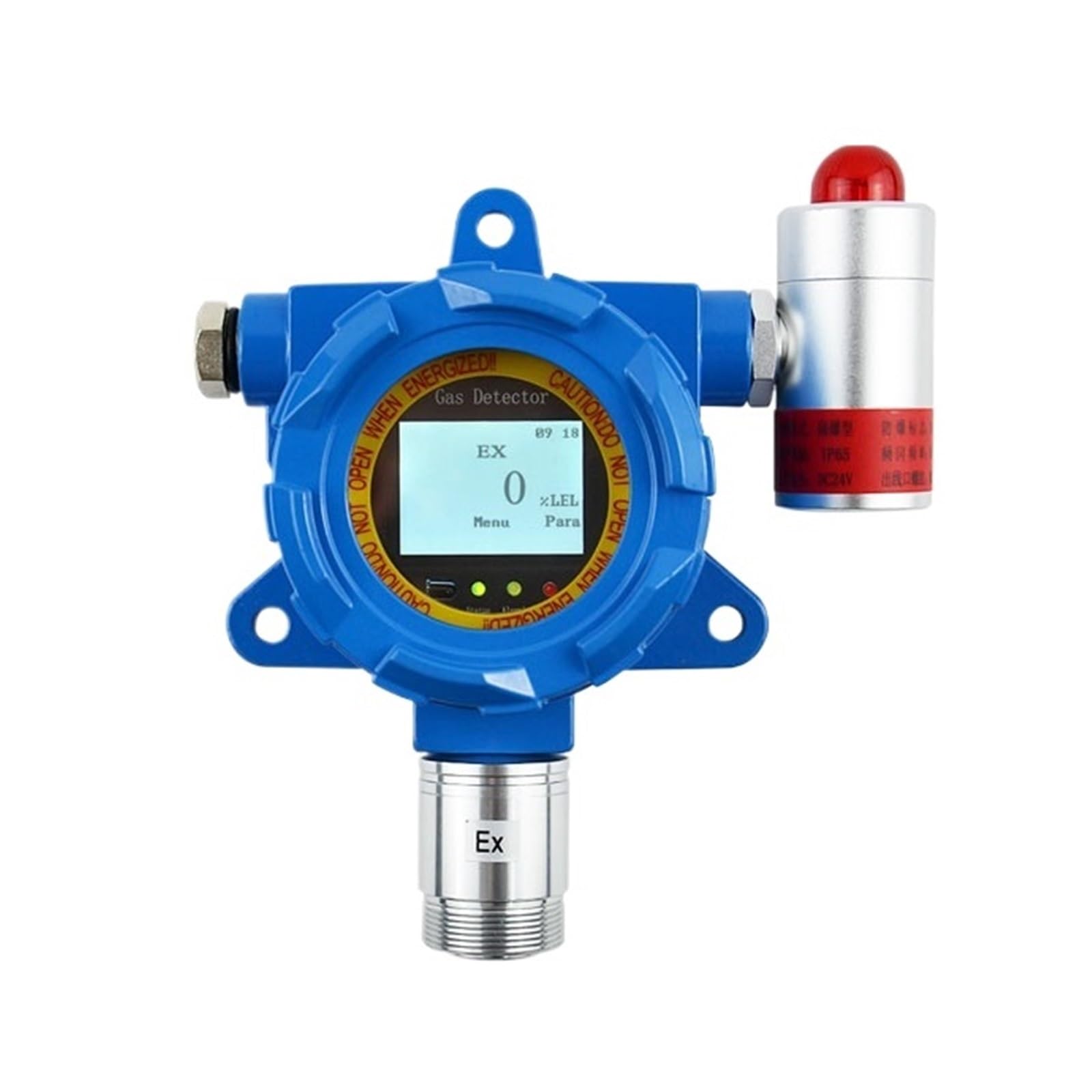 Detector de Fugas de Gas propano Industrial LEL EX C3H8 a Prueba de explosiones Monitor de Fugas C4H10 Detector de butano Salida de 4-20mA