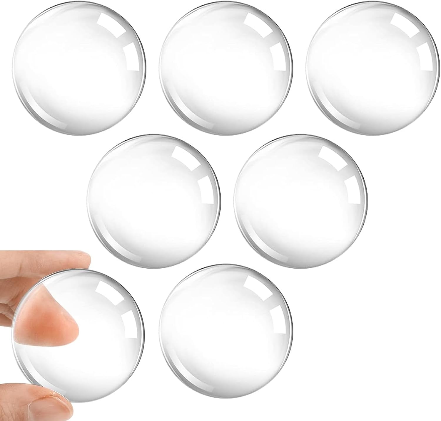 6pcs Door Stopper Wall Protector, Strong Back Adhesive Door Knob Wall Protector