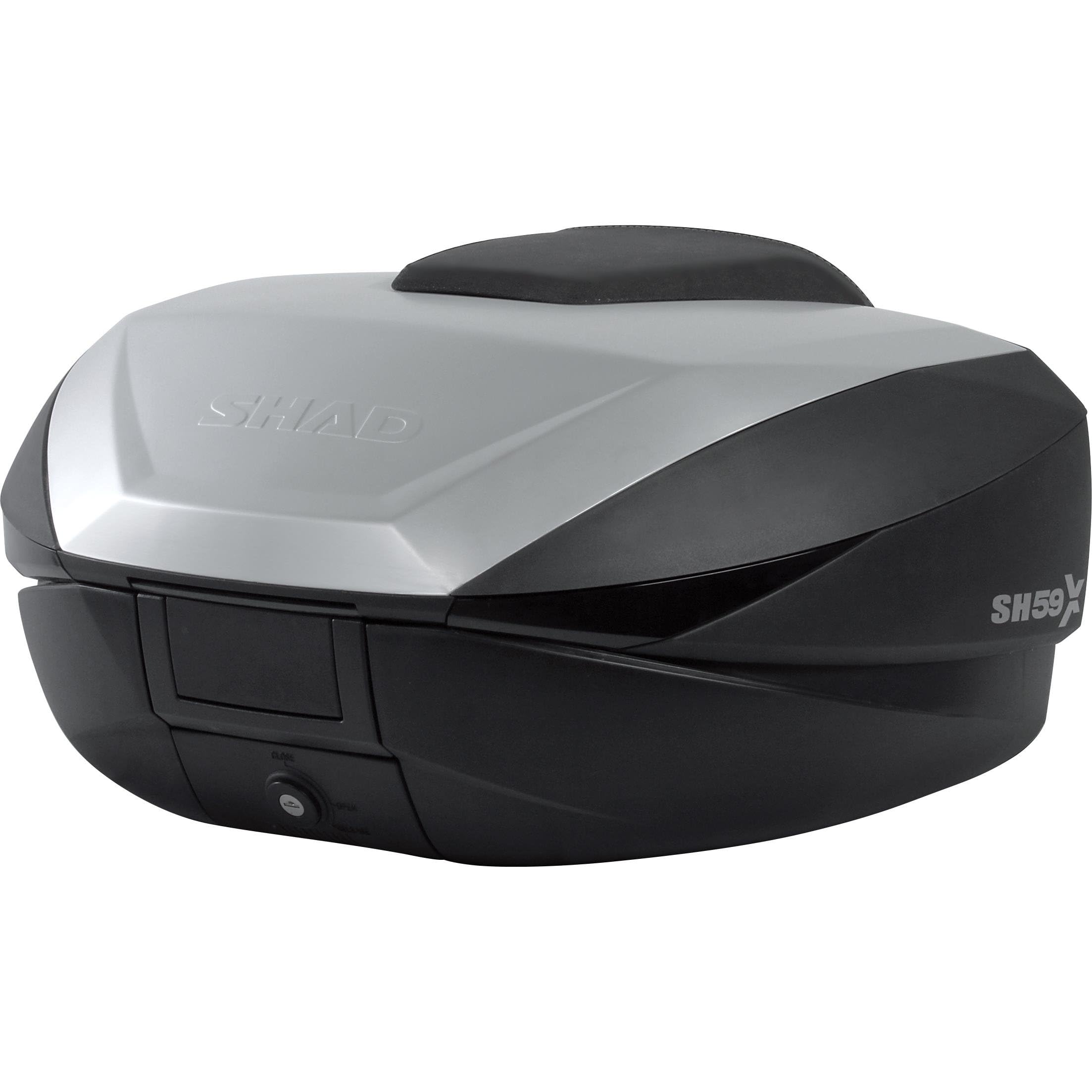 SHAD D0B59100 Koffer Top Case Expandable SH59X, Aluminium, Größe Normal