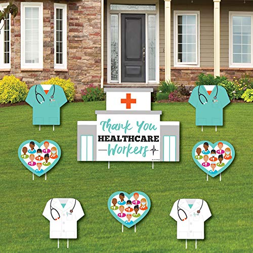Big Dot of Happiness Thank You Healthcare Workers - Yard Sign and Outdoor