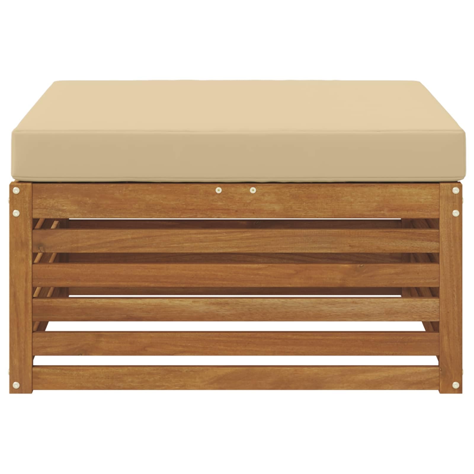 Fengshui Taboret do siedzenia na zewnątrz drewno akacja naturalna