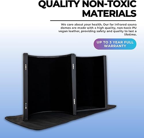 Miniatura 5 de 1Love domo de sauna con terapia infrarroja lejana, con alfombrilla infrarroja, cápsula de sauna personal con cobertura completa de 360grados