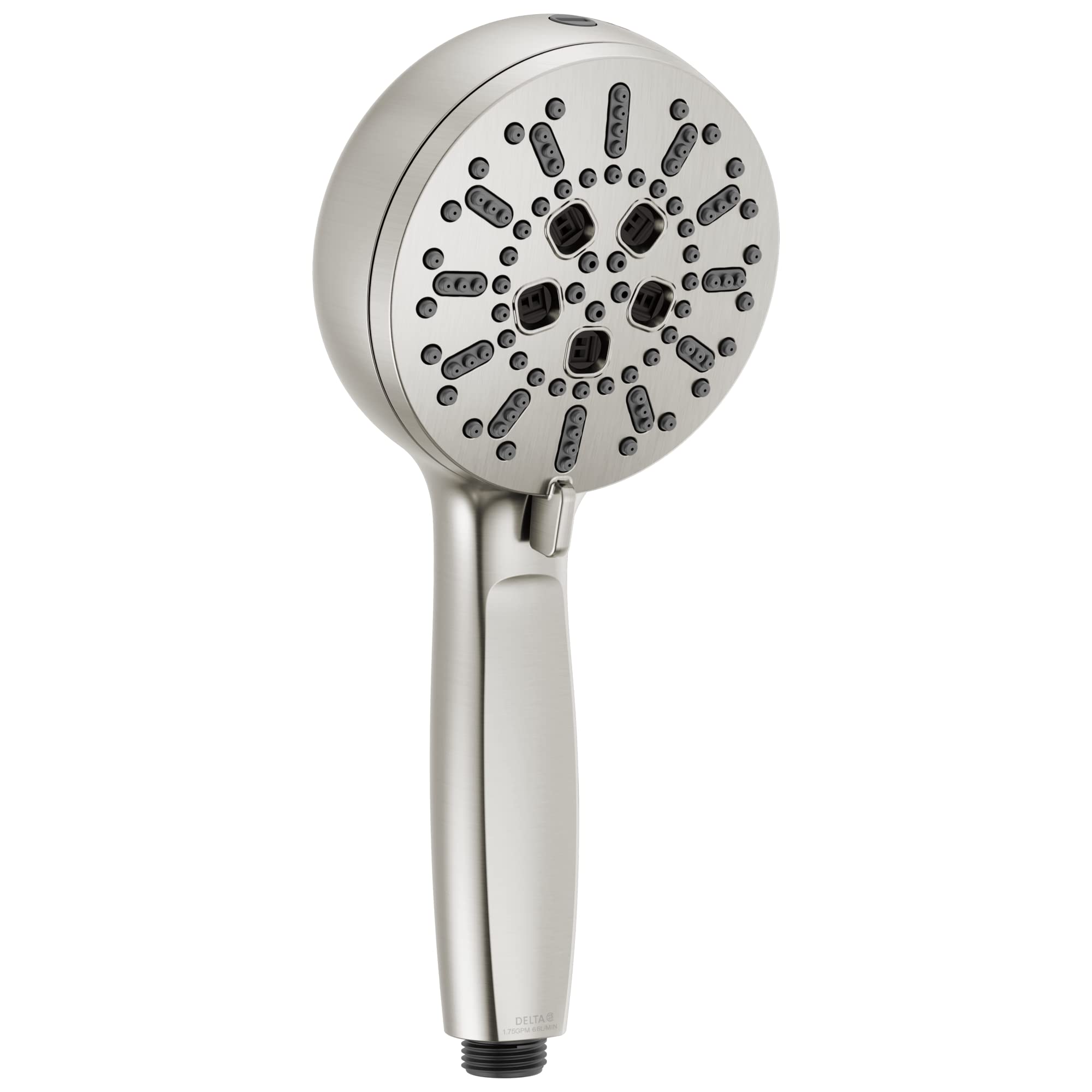 DELTA FAUCET -Faucet ProClean Fırçalanmış Nikel El Duşu, Yüksek Basınçlı Püskürtmeli El Duşu, Elde Taşınabilir Duş Sistemi, Lumicoat Paslanmaz 59584-SS-PR-PK