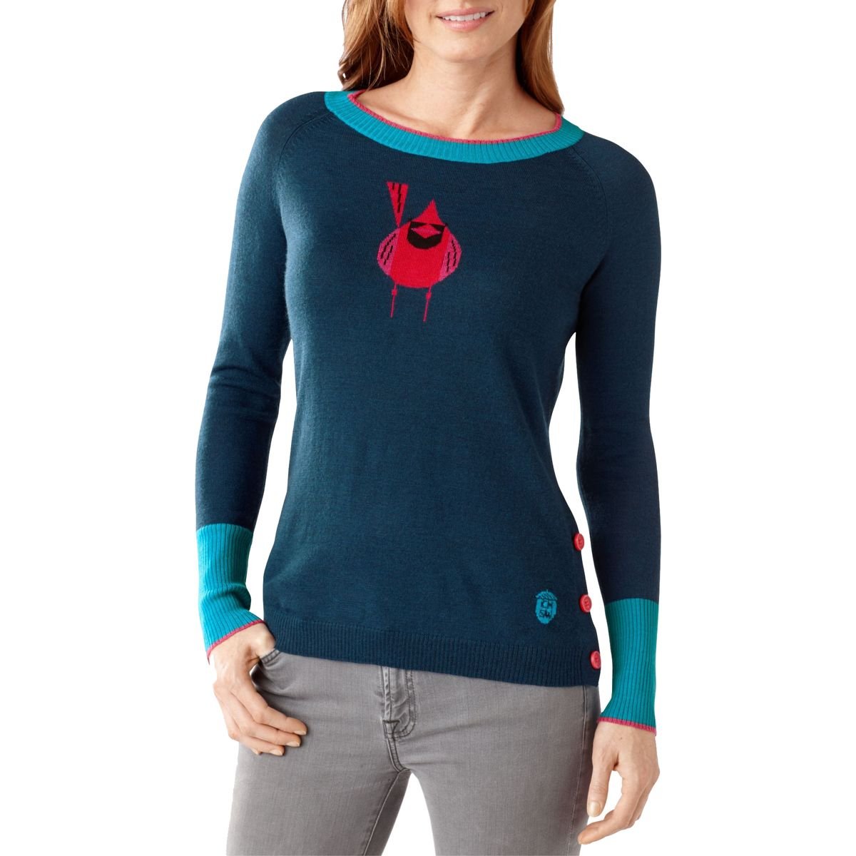 Smartwool Charley Harper Cardinal Intarsia Sweater - Women's