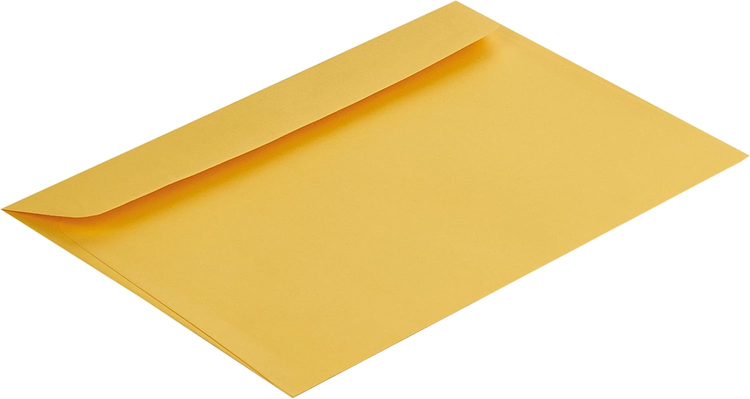 100 Stück, Farbige Briefumschläge, DIN C6, Haftklebung mit ...