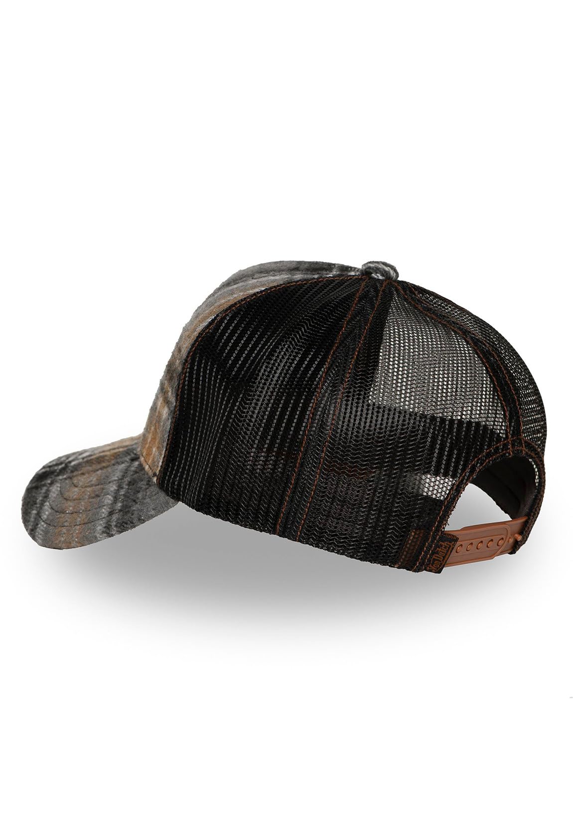 Von Dutch Car TU Dorosły Kraciasta Flanelowa Czapka Baseballowa z Siatką
